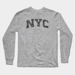 Linear NYC Design Long Sleeve T-Shirt